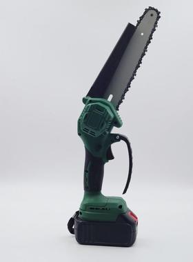 修无电锯充电手提式电链锯户外无线小刷型伐71176木单手锯砍树枝