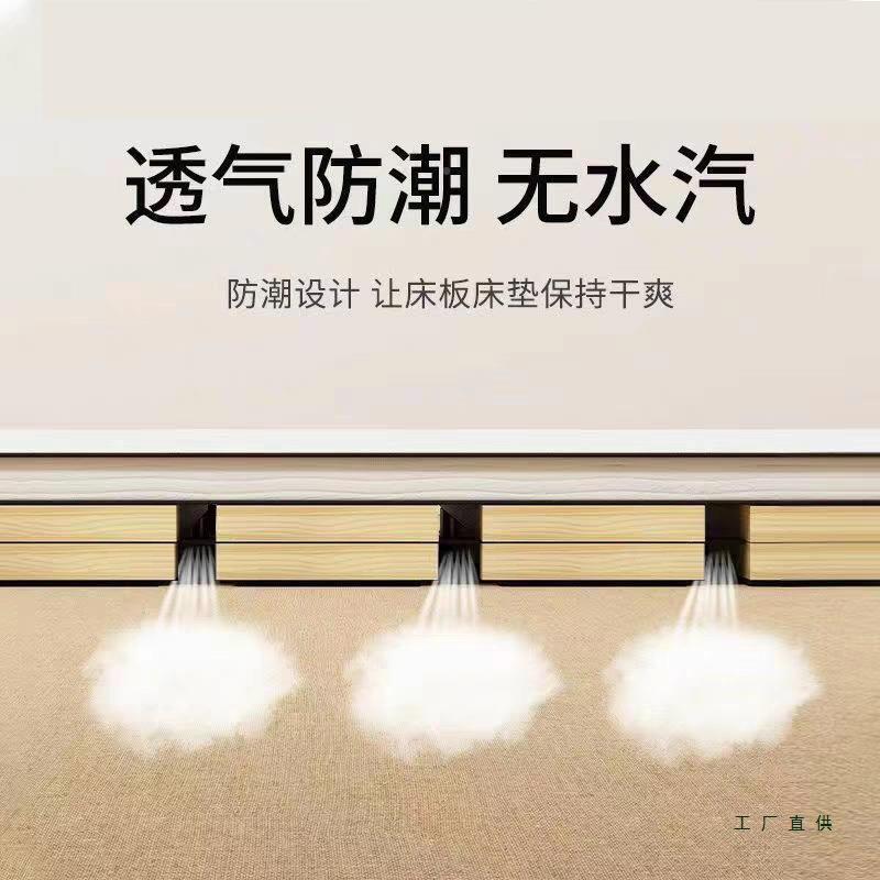 榻榻米防落潮专用排骨架实木厚加床板透气折叠13打地铺床硬垫架子