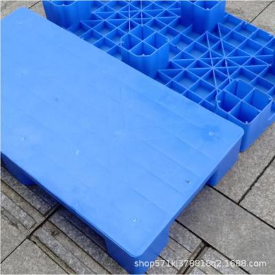 平潮面塑胶卡板平面六脚托盘仓库防垫架板叉车托盘货JIG地台板