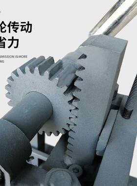 手动防盗网楼梯扶手菱34812形款弧形不锈管钢护冲管冲方冲孔机口