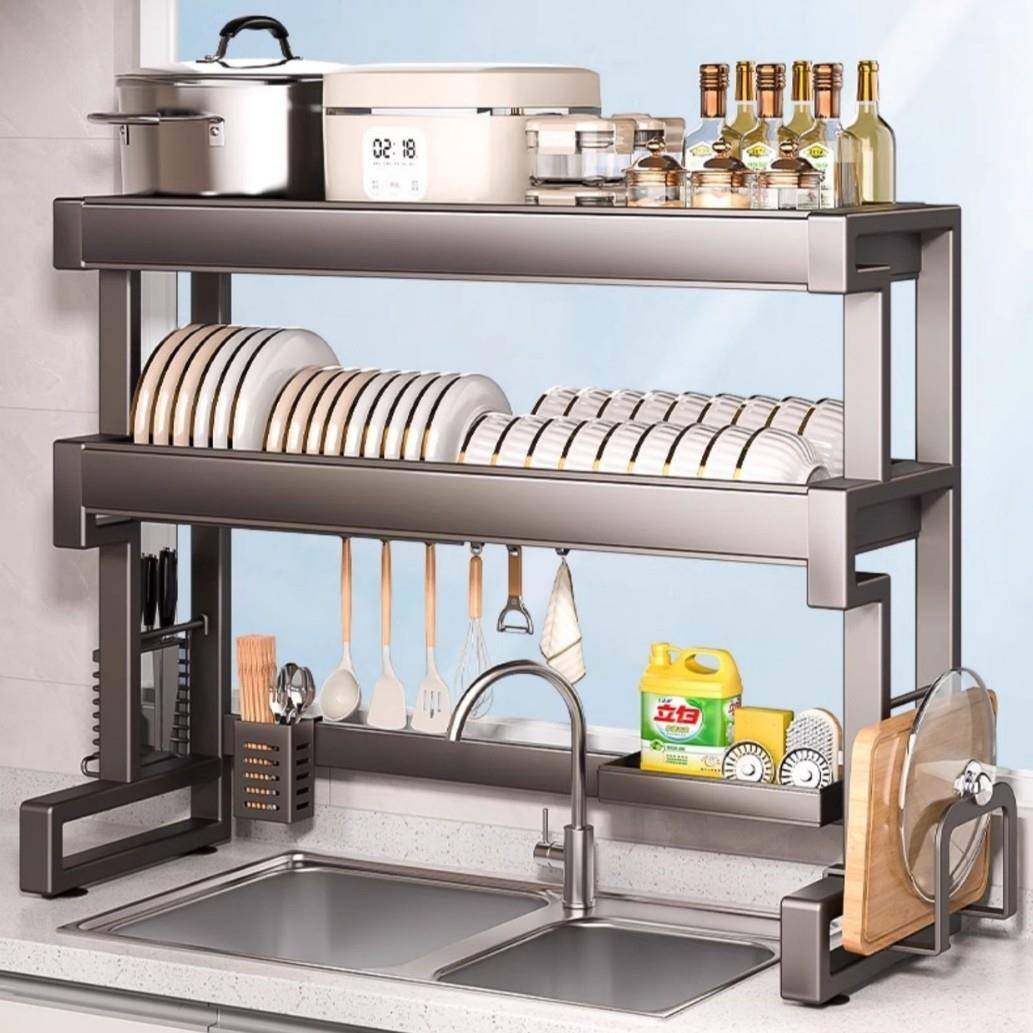 厂直销锈钢厨房水槽dszxzdfw置物架家洗碗槽多不能碗碟收纳架放碗,厨房/烹饪用具,抹布架/厨房清洁收纳架,淘宝优惠券,粉丝福利购,淘宝优惠卷