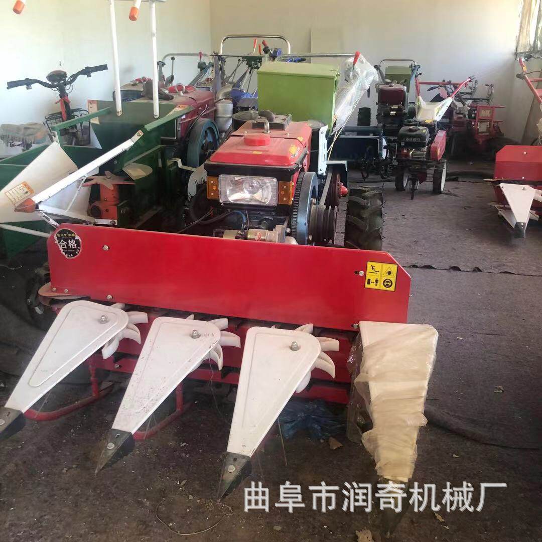 汽油柴油割晒机 手推式家用 多功能稻麦苜蓿艾草收割晾晒一体机
