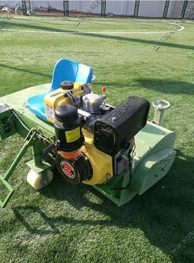 人造草坪梳草hg-4574铝合金蜗杆减机速变机速刷草机前轮支撑升降