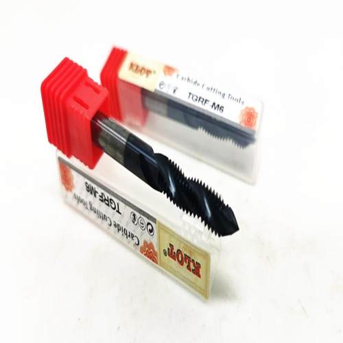 LOT55度涂层钨钢HXJ丝K攻丝锥黑色镀层机体硬质合金用丝锥M3-M2整