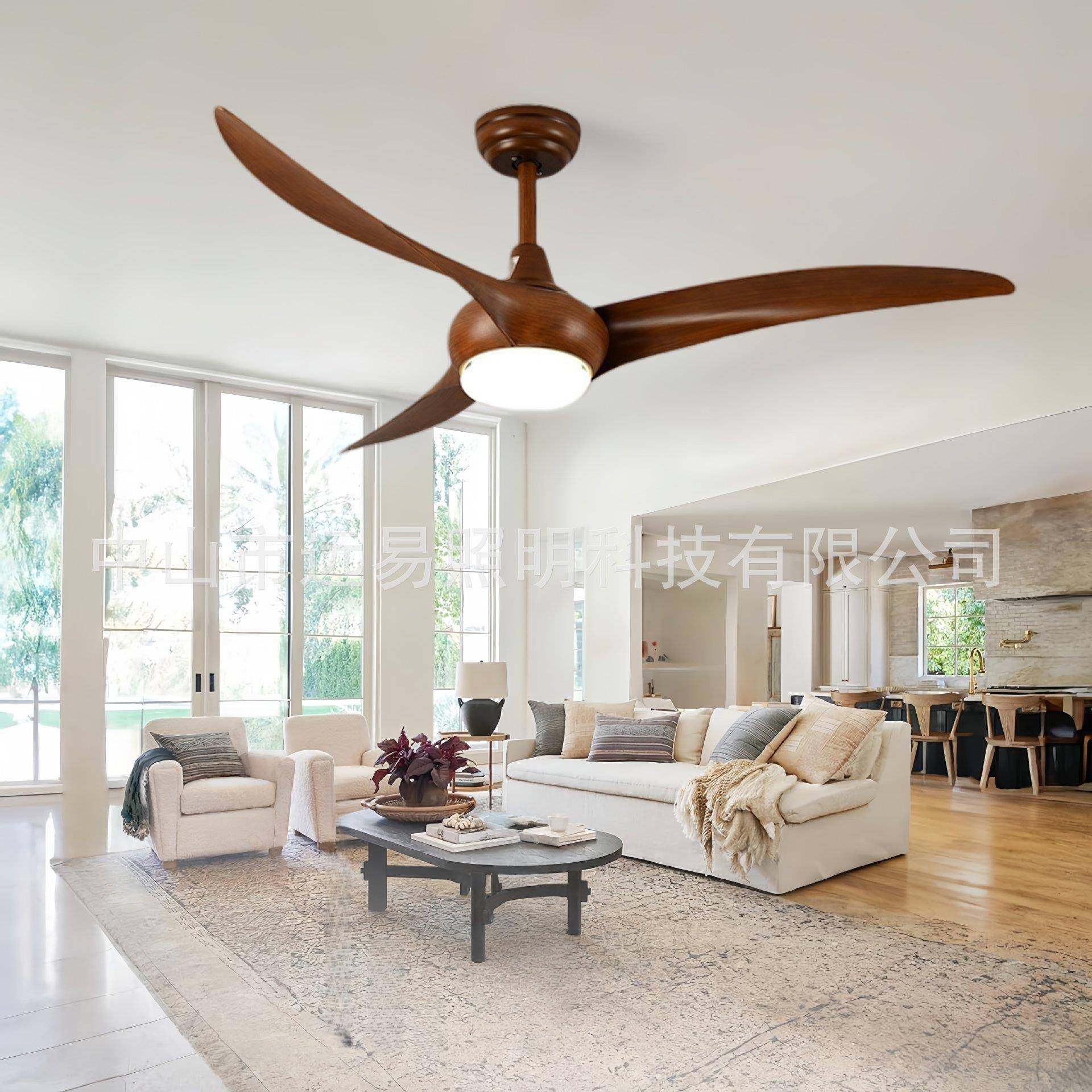 美式复风扇灯家客厅餐厅灯无品牌/风扇一古体工业吊风吊顶用大风,家装灯饰光源,风扇灯,淘宝优惠券,粉丝福利购,淘宝优惠卷