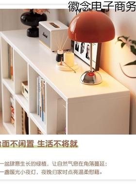 实木飘书架置物架格落地子柜厅家用窗柜子储物柜儿童CA63-052书本