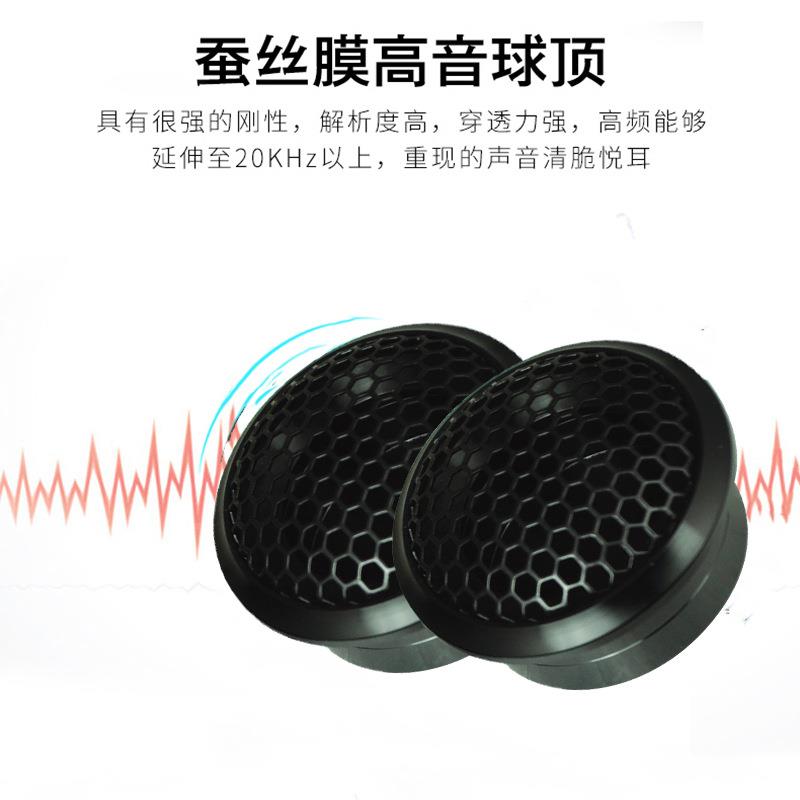 产地货源音6.5寸汽车低CEO喇套功装音响叭通用车载放HIFI全频扬声