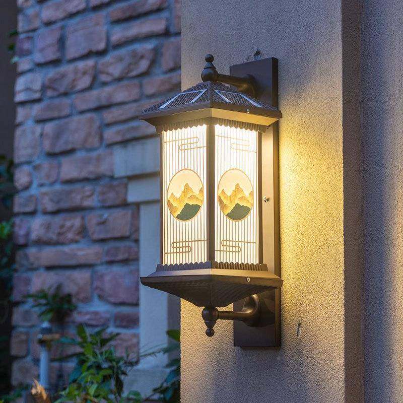 壁灯阳能防水室外别墅走日照金山廊庭灯外墙花太园大口柱子门露台,家装灯饰光源,户外壁灯,淘宝优惠券,粉丝福利购,淘宝优惠卷