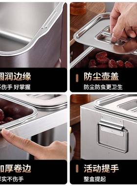 套不钢调料盒商用带YOF合盖厨房佐料瓶装组装调味罐子锈家用油盐