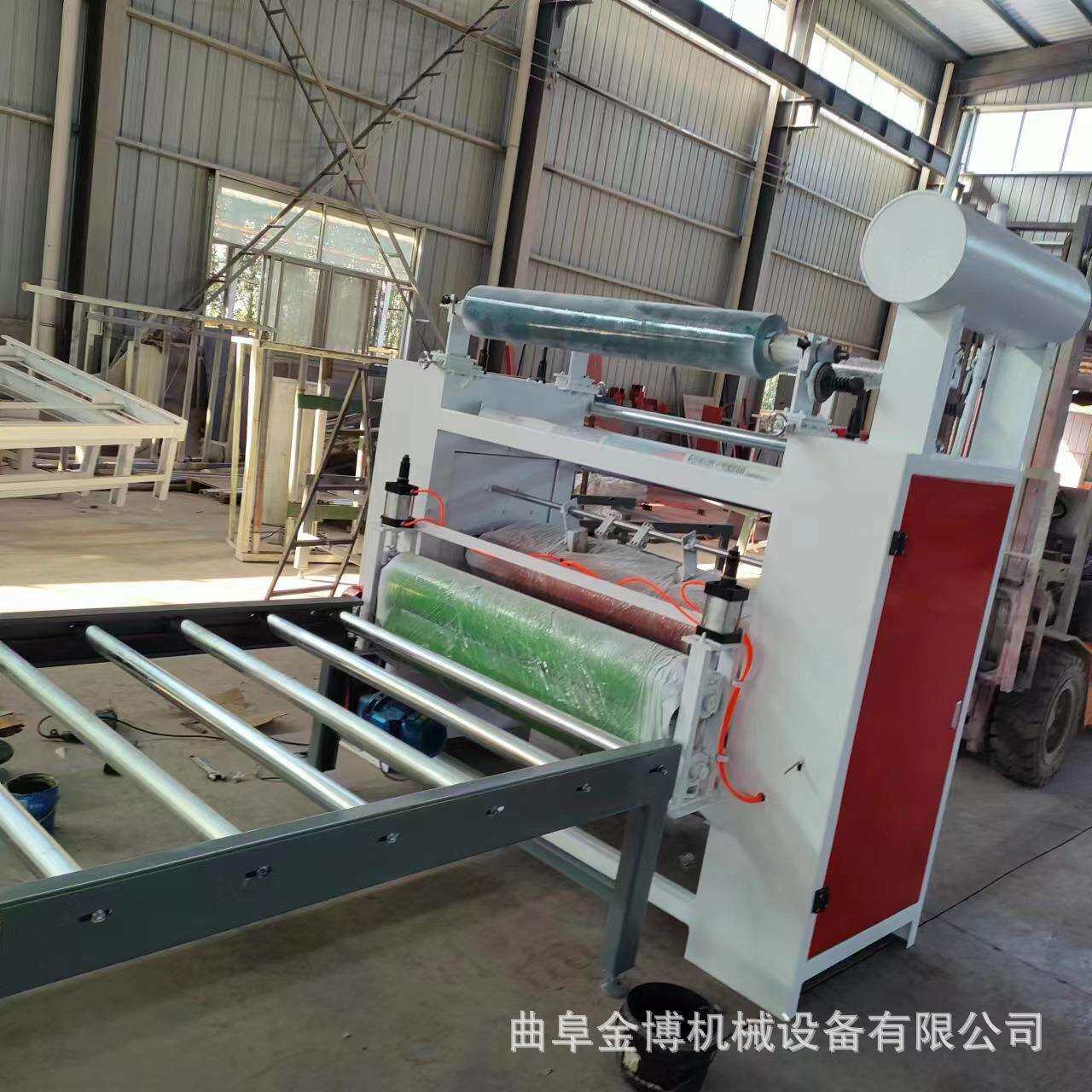 模板建筑外墙保温板复合机聚苯板瓷砖贴合机双面涂胶平贴机