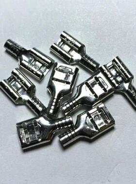 6.3插簧250端子6.3母预绝缘裸端头FDD2-2501000只/包起批