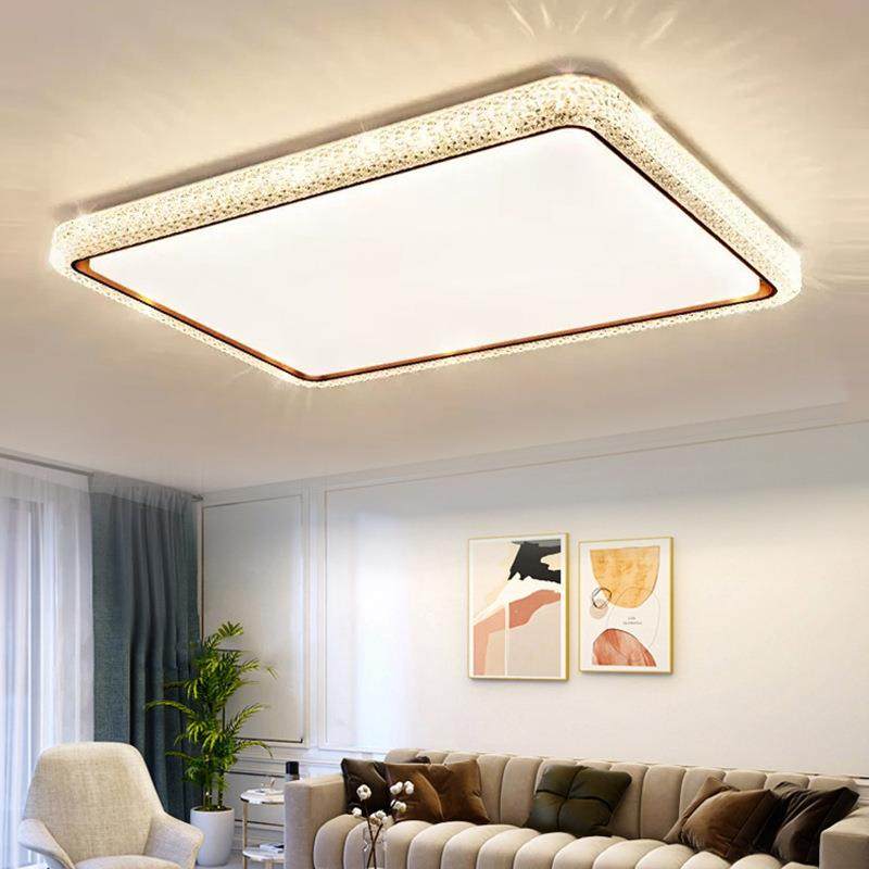 北欧客厅灯吸顶灯现代简约全屋led水晶灯高端大气主灯主卧室灯具5