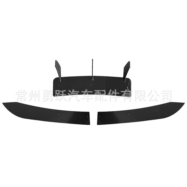 适用于奔驰C级07-13款W204后刀锋W204后扰流板后风刀改装后包角