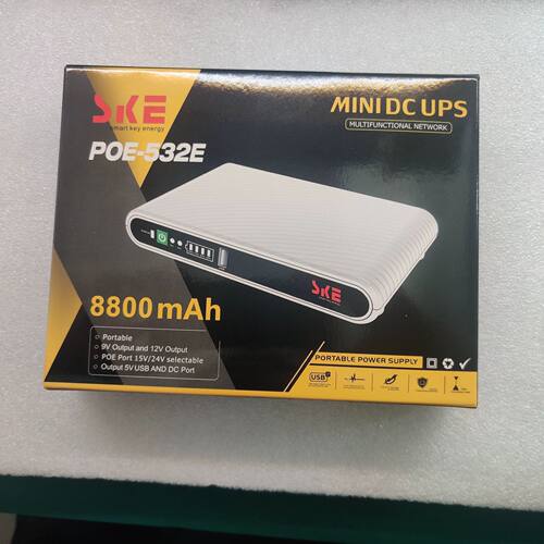 POE-532EDC直流UPS不间断电源路由器光猫监控停电续航8800mah