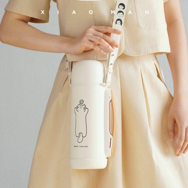 造物集保温杯女大容量户外不锈钢杯子便携车载水杯旅行热水瓶水壶,餐饮具,保温壶,淘宝优惠券,粉丝福利购,淘宝优惠卷