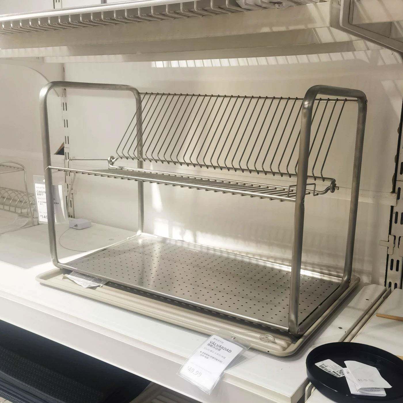 不锈钢厨房置物架奥格宁餐具沥干架盘碟碗沥水架厨具收纳角架
