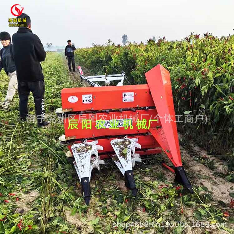 艾草专用收割谷子割晒机手扶车配套使用柴油机自走式一体机