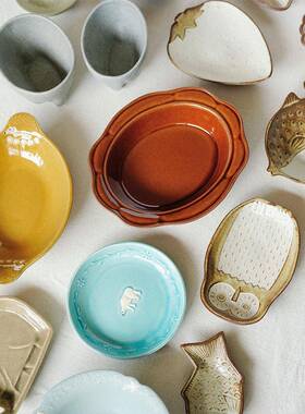 YOSHIZAWA吉沢窑/益子烧/手工制餐具B