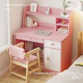 电桌台式 家用桌书写柜一体小户型卧室脑床书头桌子简47易学生字桌