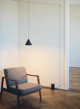 北头欧极简床头线条几何个性46157DY书I房室餐厅吧卧台插电单小吊