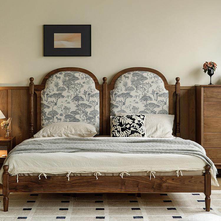 北美黑胡桃木法式复古软靠床北欧现代樱桃木实木双人床卧室双人床,工业油品/胶粘/化学/实验室用品,其他实验室设备,淘宝优惠券,粉丝福利购,淘宝优惠卷