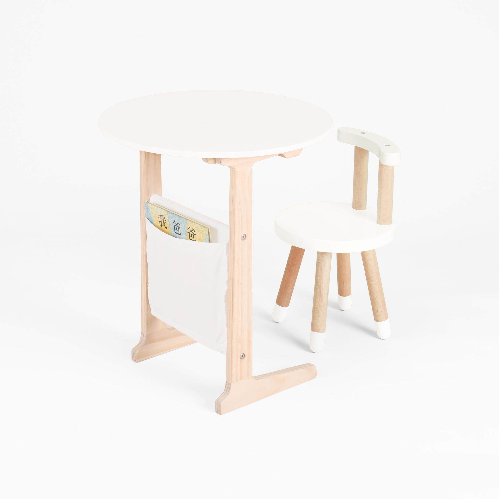 北欧风极简沙发伴侣桌可收纳轻携可调节高度小茶几边懒人床边桌