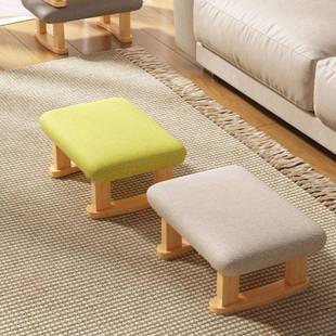 实木脚踏凳小凳子家用沙发矮凳子踩脚凳客厅放腿脚蹬桌下翘脚凳