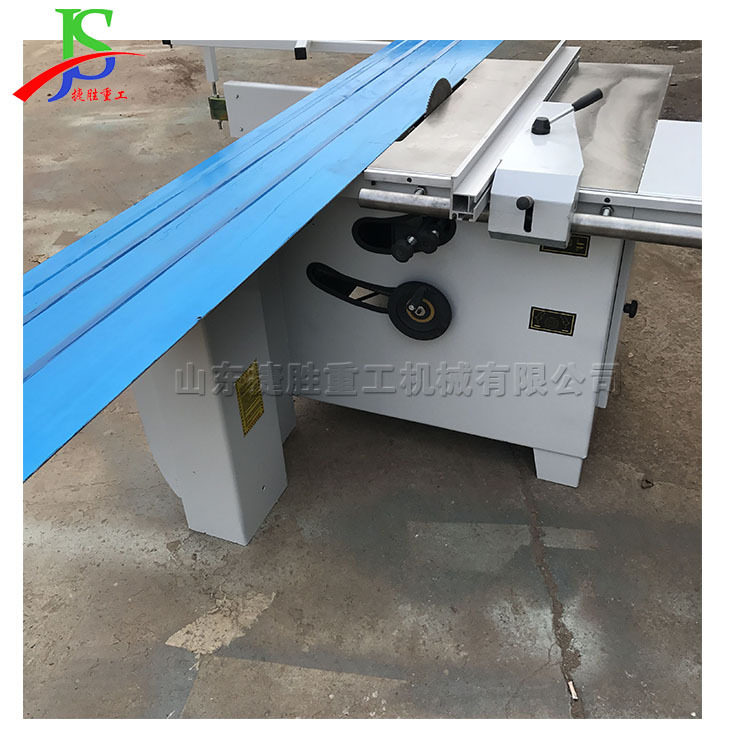 100mm厚度切板机家具制作胶合板刨板机小型实木板锯切推台锯