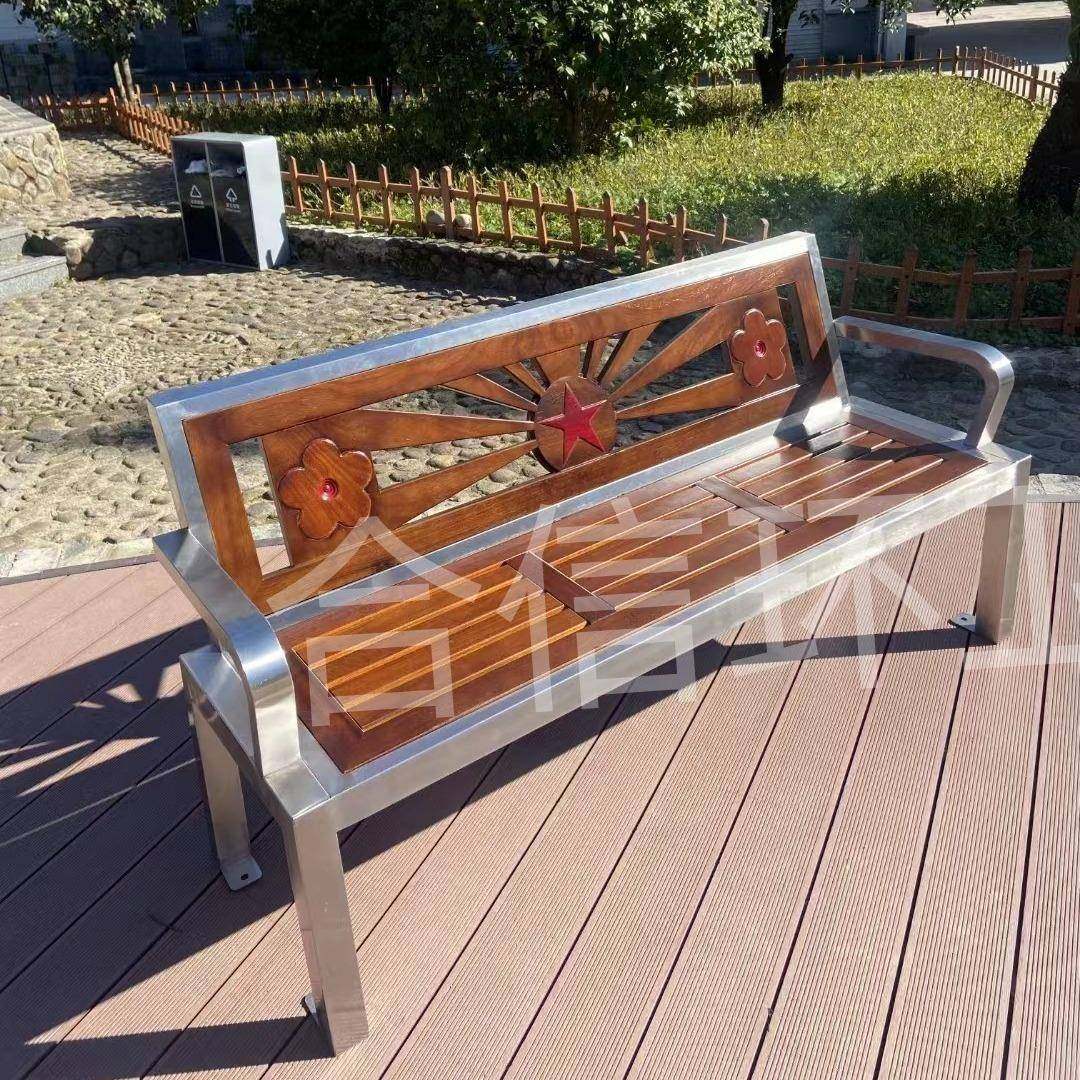 户外公园椅庭院商场不锈钢长椅商业街菠萝格休闲座椅小区长凳,鲜花速递/花卉仿真/绿植园艺,割草机/草坪机,淘宝优惠券,粉丝福利购,淘宝优惠卷