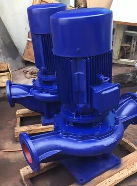 ISG立式管道离心泵ISG200-250IA大流量全铜线立式增压循环泵