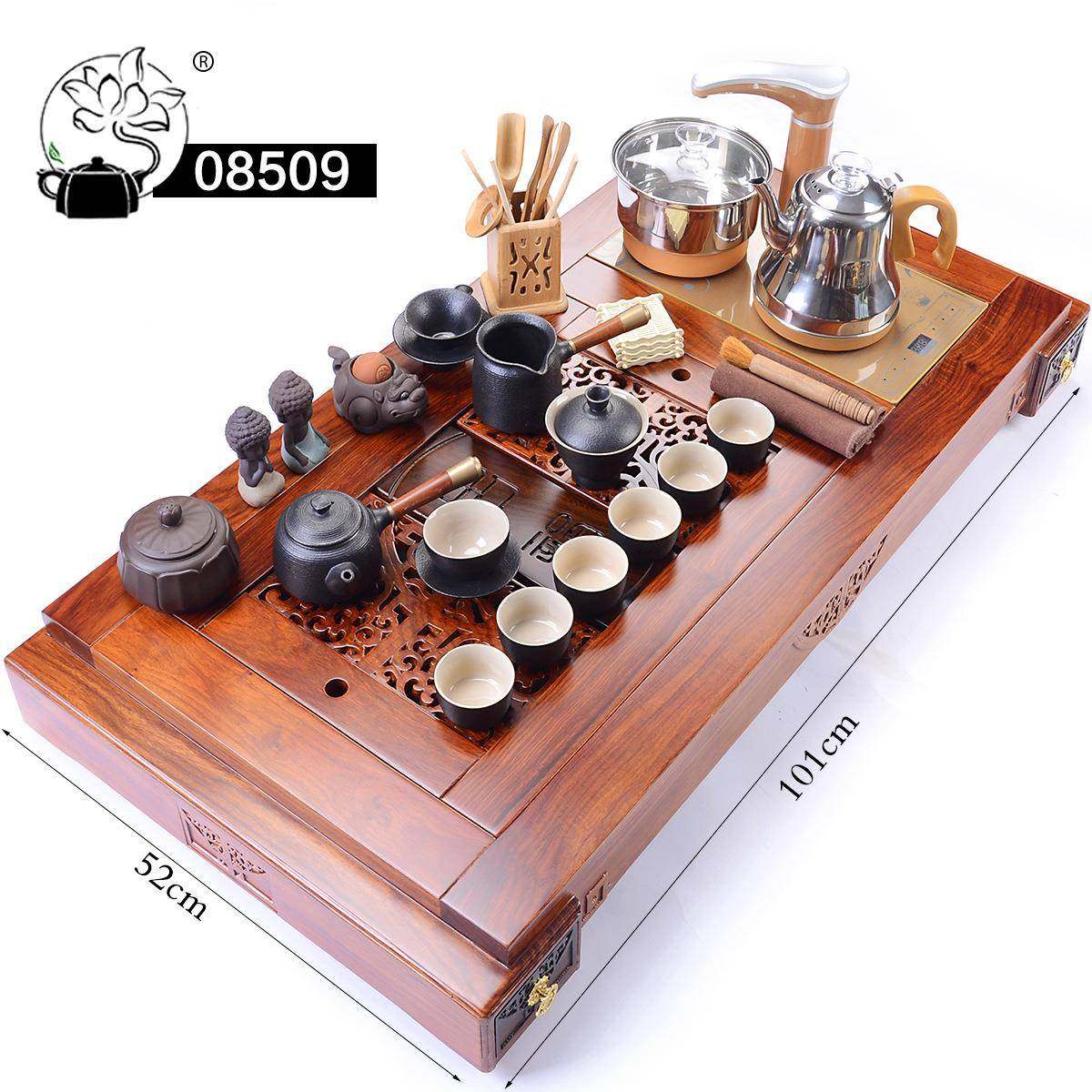 085花梨黑檀实木茶盘耐热玻璃茶具茶紫砂套装茶台全自动电磁炉,畜牧/养殖物资,畜牧/养殖器械,淘宝优惠券,粉丝福利购,淘宝优惠卷