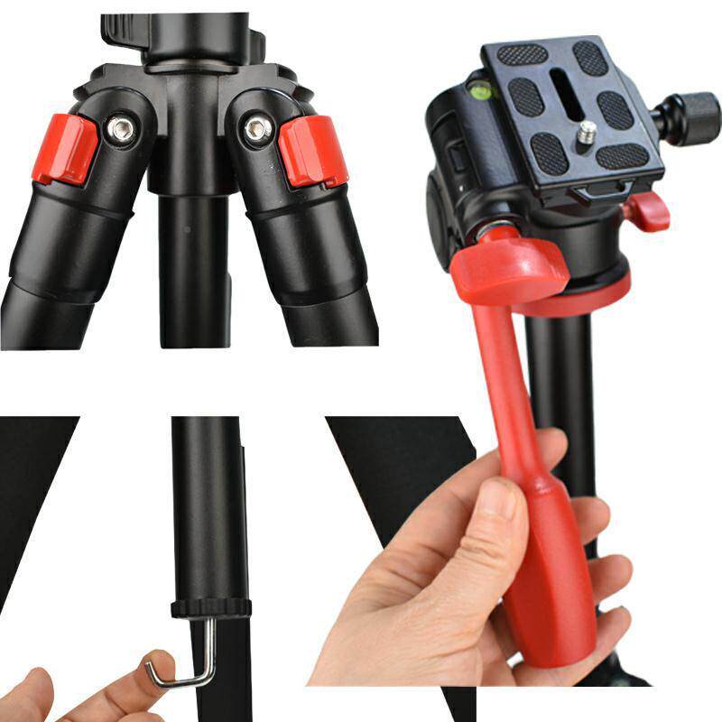 新340A1款.85米相机支架加摄粗相机三承脚架影钓鱼户外重直播支架