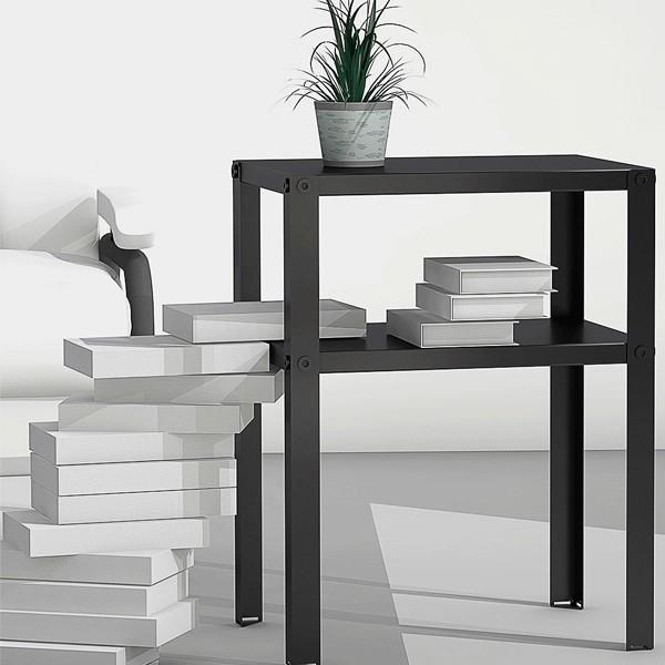 置户物架床头桌式床头柜铁欧艺边001几纳角几收架现代家用小型边