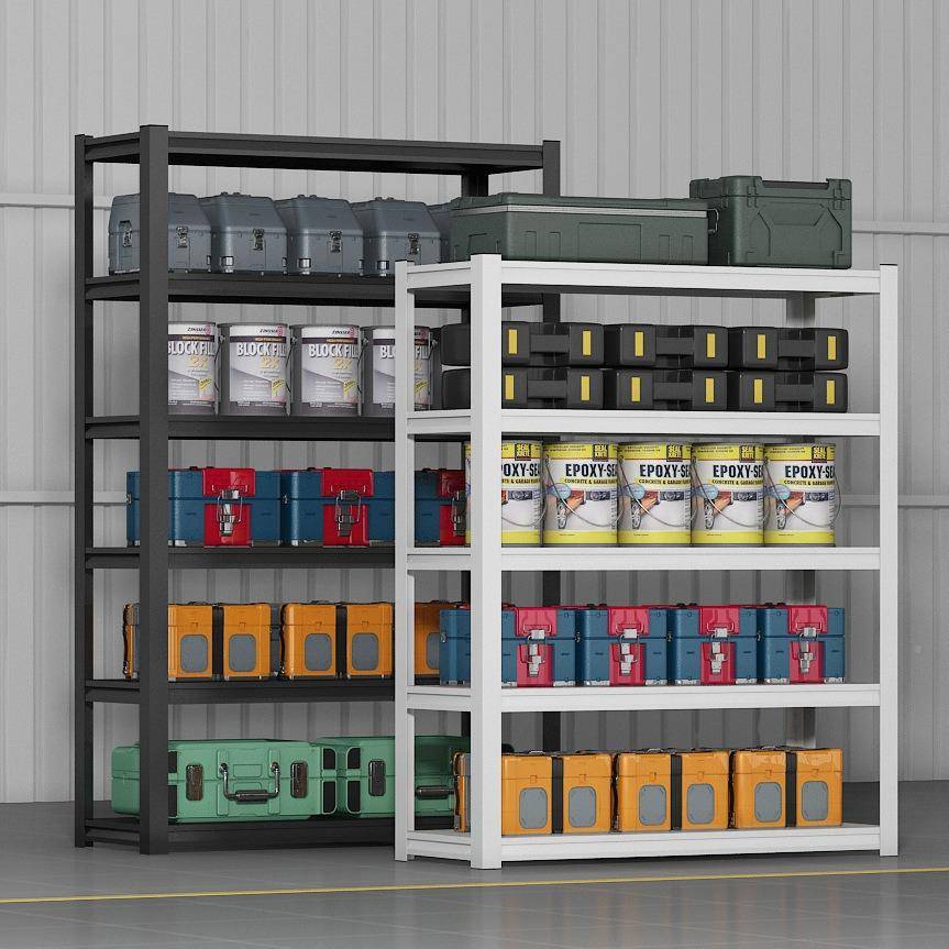 用货架置物架多层202401-g落地库阳台储物架家杂间商用超物市钢制