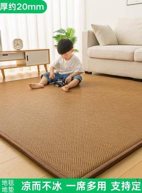 定制夏季厚加藤地垫软垫床垫席厅宿客舍床边打地铺榻榻F989TM68米