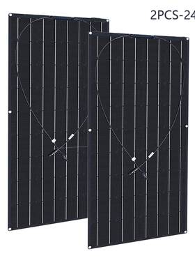 单晶2太阳板DCS能1V0W12电池光伏系统储能电源房车汽车启动电源户