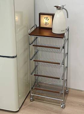 中古小推车客零食置物架落移动厨房果蔬收厅多功地能家用xiaochen
