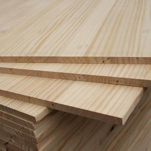 EPG辐射松直格拼板单面无疤板环保装修装饰家具松木实木板材节规