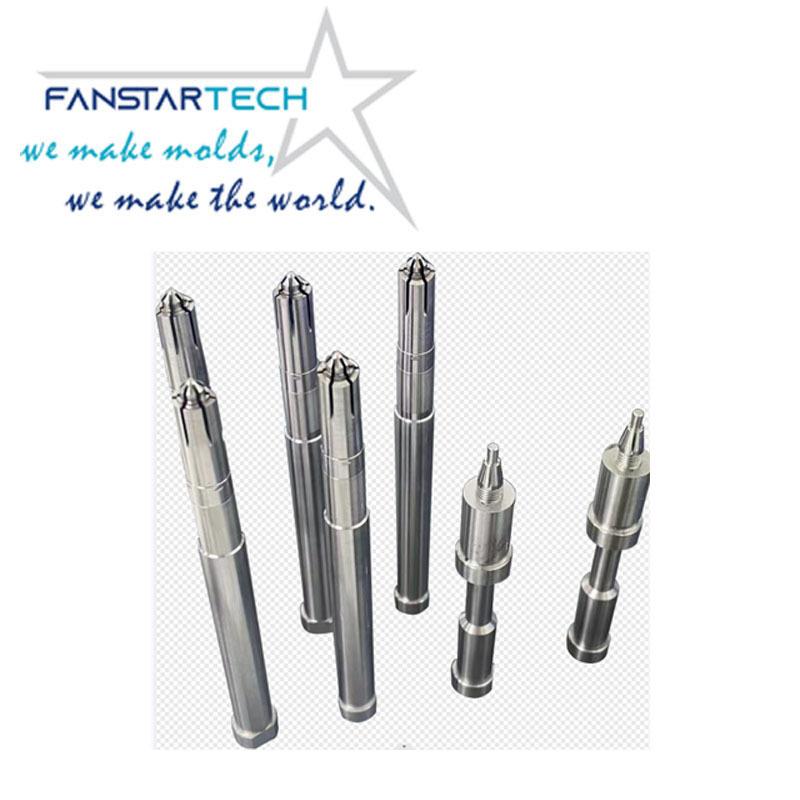 模配件模具筒镶司顶针模芯来图制造厂注件塑加工具注534塑模具工