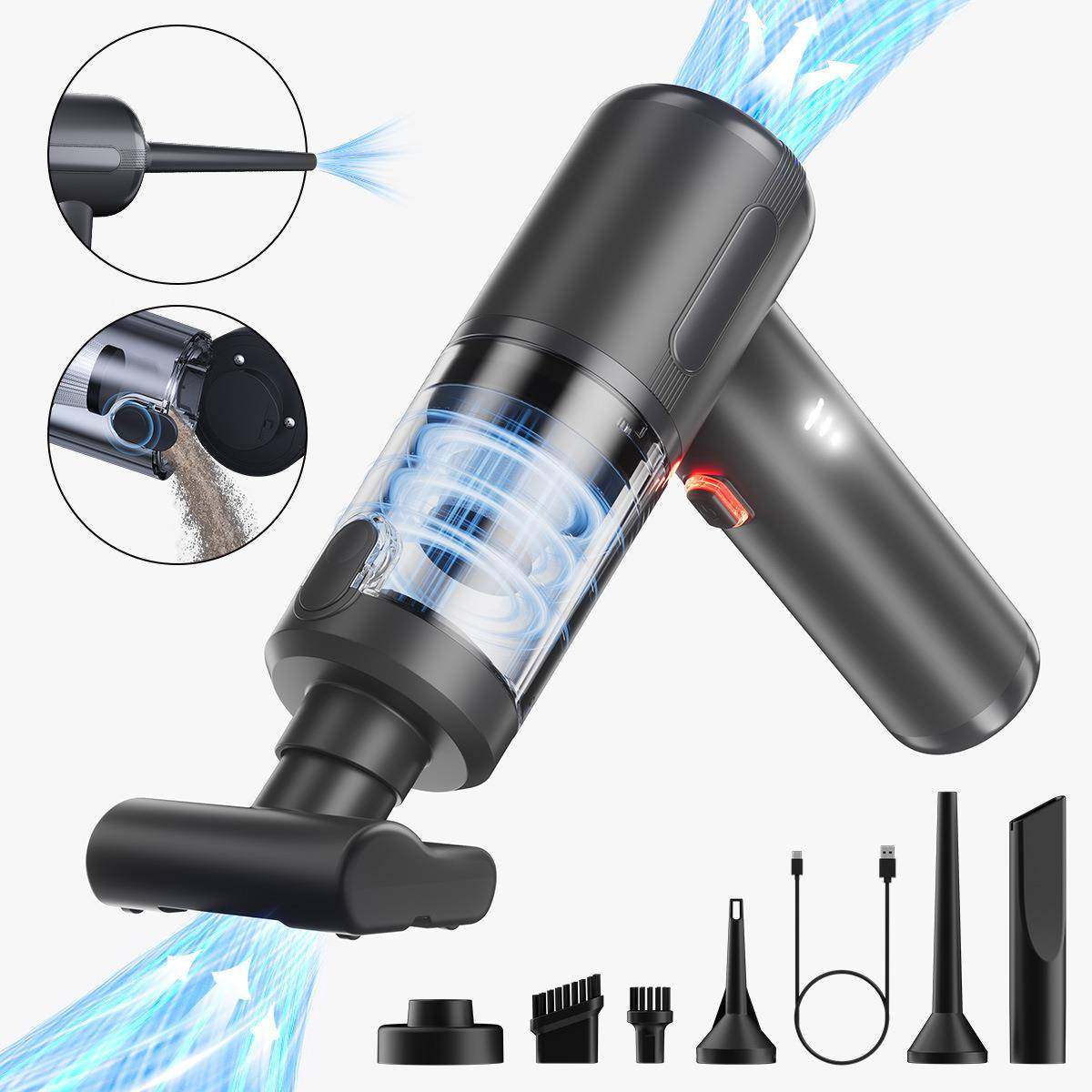 无线车载吸尘器超强大吸力无刷电机汽车手持吸尘器小型便携吹尘器,纺织面料/辅料/配套,纺织机械配件,淘宝优惠券,粉丝福利购,淘宝优惠卷