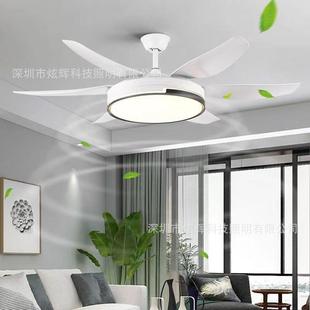 吊扇灯静音新款52寸客厅家用大尺寸风扇灯餐厅大风力带灯吊扇灯