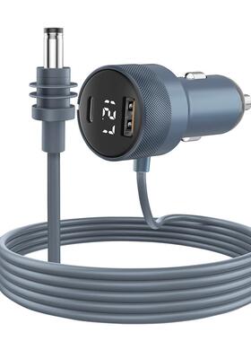 数显车充电源线点烟器适配器12V-24VMini车载充电器DC60W+PD35W