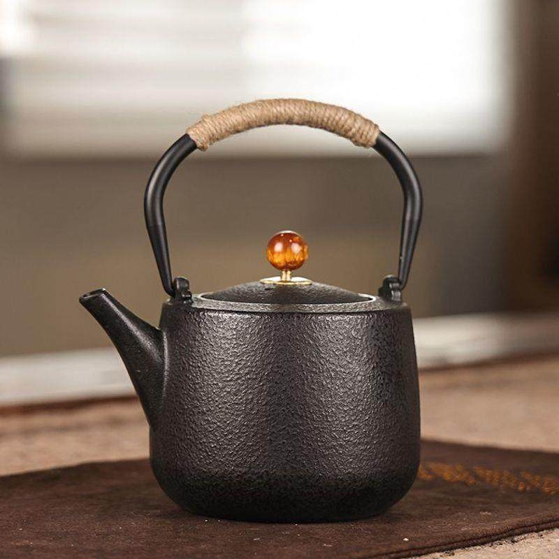 铸铁茶壶家用煮茶壶炭火围炉煮茶日式手工无涂层泡茶壶户外烧水壶,纺织面料/辅料/配套,纺织机械配件,淘宝优惠券,粉丝福利购,淘宝优惠卷