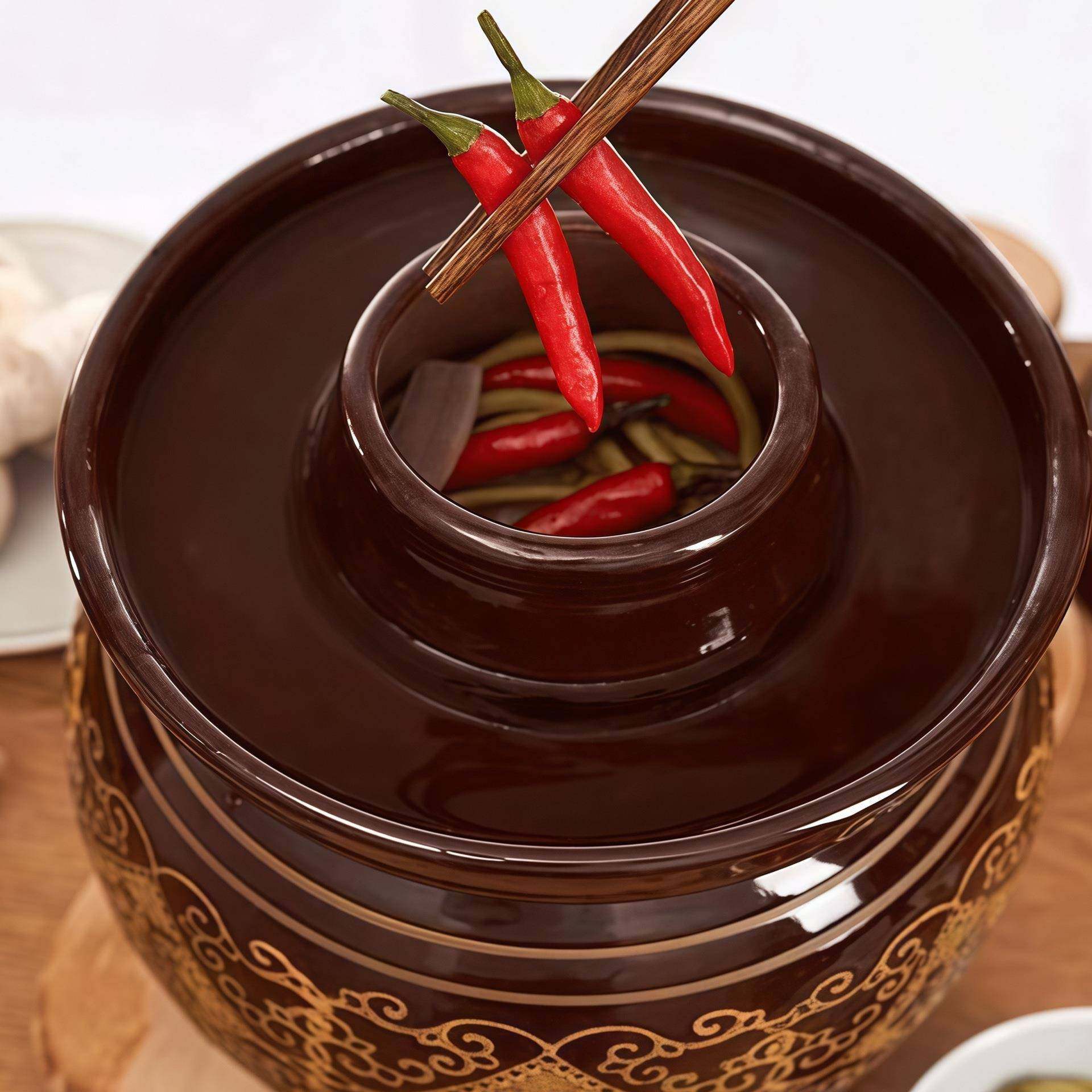 四川加厚泡菜坛子337土陶陶瓷密封咸缸罐子传老统菜式腌酸豇封豆,家居饰品,储物罐,淘宝优惠券,粉丝福利购,淘宝优惠卷