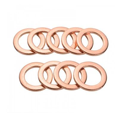 400pcs盒M紫铜垫装片M密5-14CAX紫铜油封垫片O型封垫圈组合套装