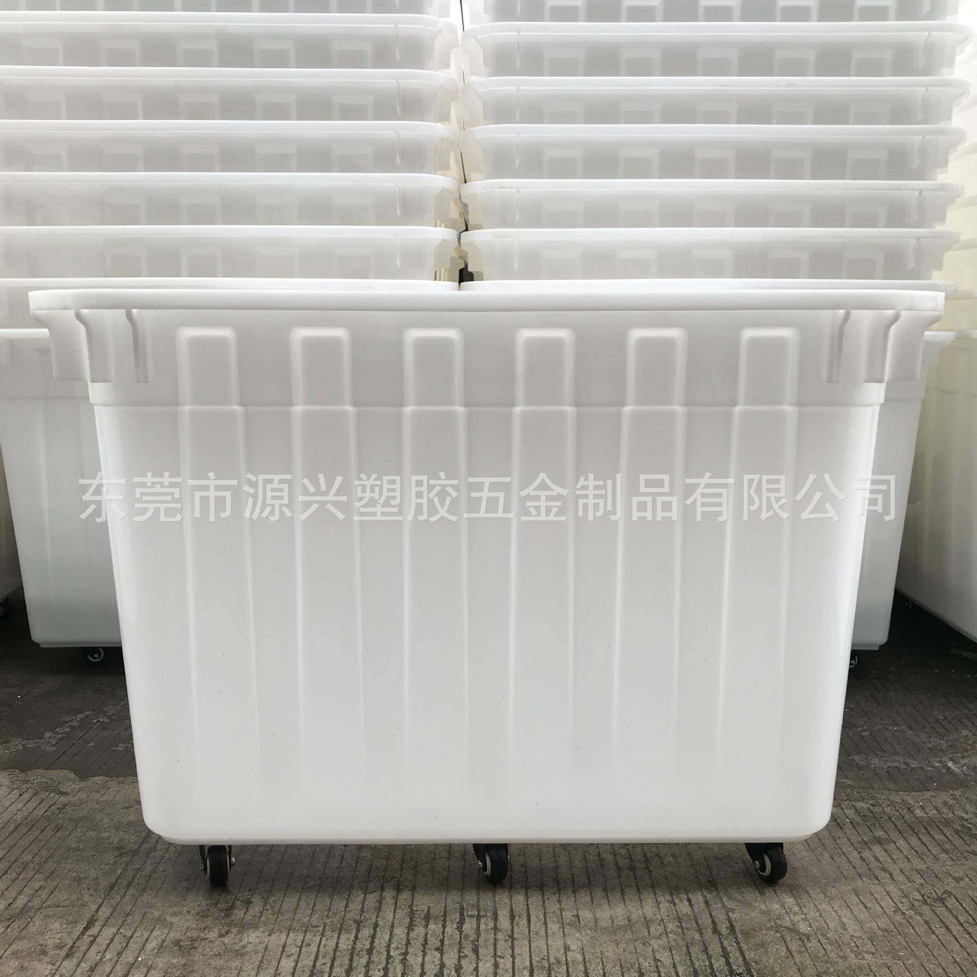 厂家0大0L号塑料箱蓝红白4色可加装轮子转箱仓库运YCU输胶框长周