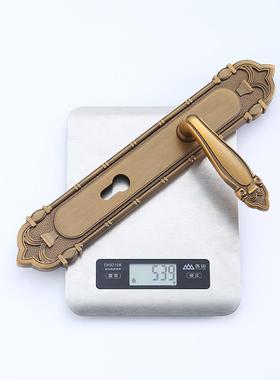 红古330长，8铜庭院门锁欧古典别花园门锁栅栏庭院双开式门门墅锁