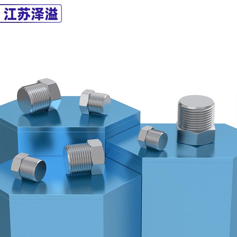 04不锈钢六外六角堵226头丝堵角油塞头螺3塞闷配件不锈钢堵头非标