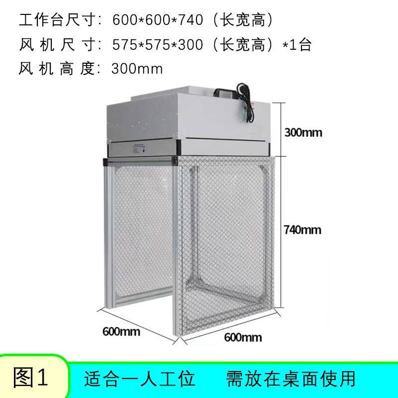工业百级FFU洁净无尘工作台定制超净光学简易洁净棚除尘环保移动
