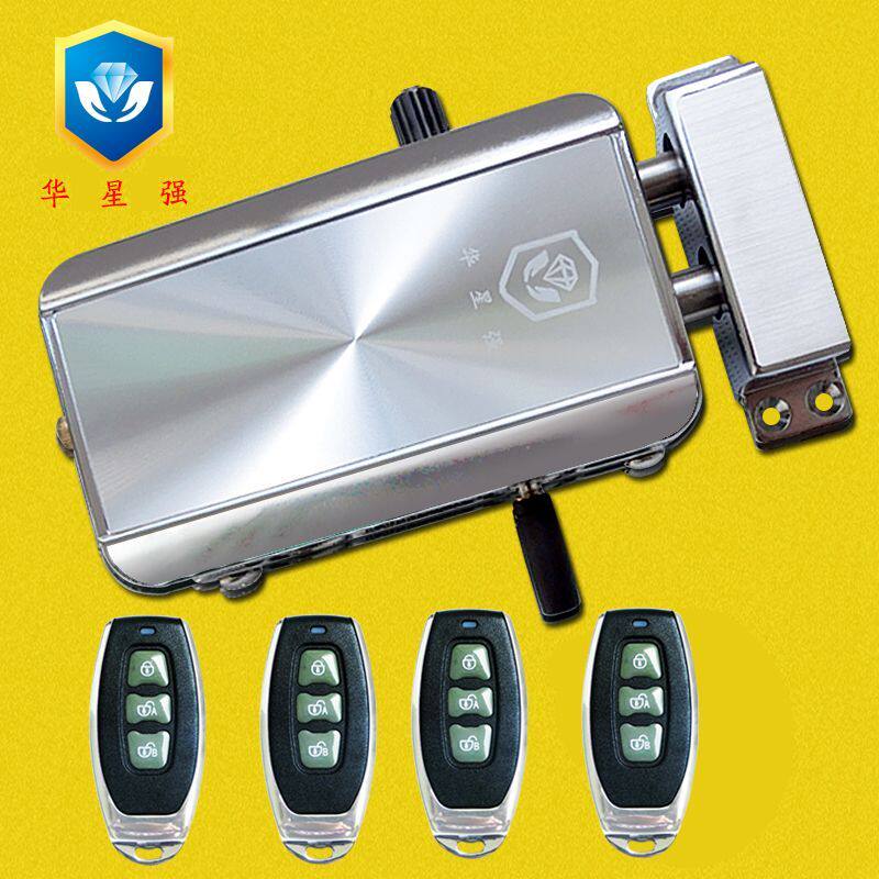华星强遥控门锁蓝牙锁通通锁涂鸦智能门锁隐形门暗锁电控锁牛头锁